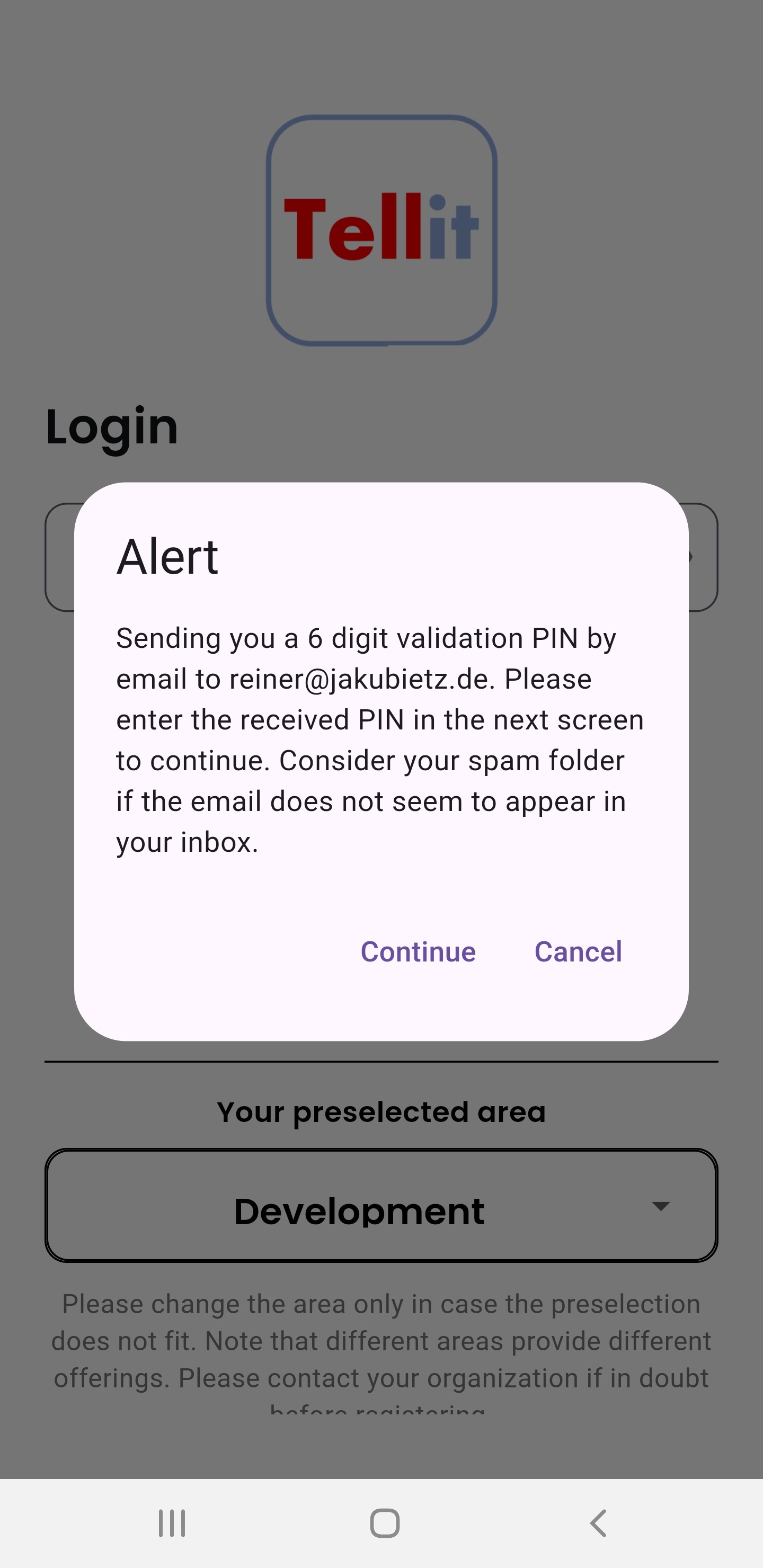 reset password information